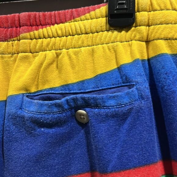 ☀️🏝️ POLO RALPH LAUREN Men's 8 Inch Striped Spa Cotton Terry Shorts Size Lg -EU - Picture 7 of 10